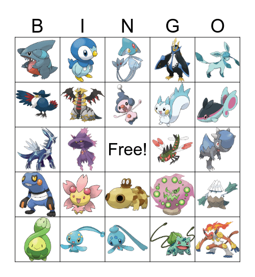 GEN4 Bingo Card