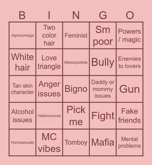 Sleepover bingo Card