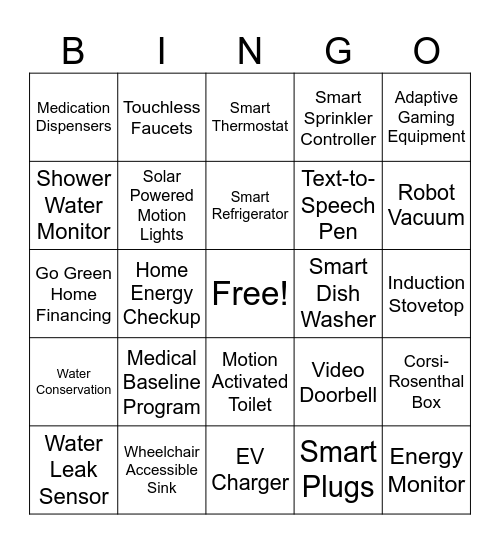 Earth Day Bingo Card