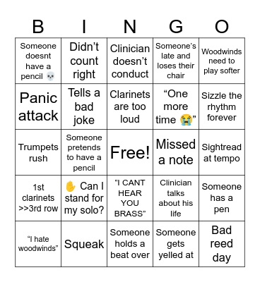 All-East 2026 Bingo Card