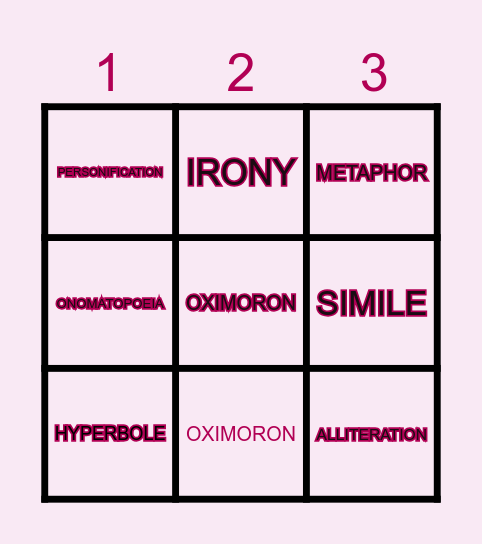 BINGO TIME! Bingo Card