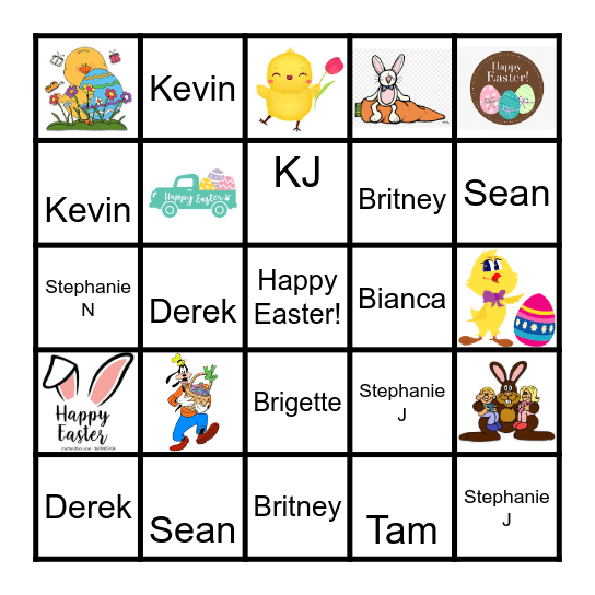 HD Bingo Card