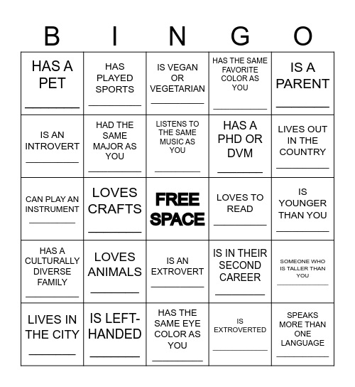 VDL COWORKER BINGO 2025 Bingo Card