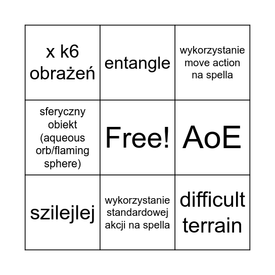 Tura Rumrama Bingo Card