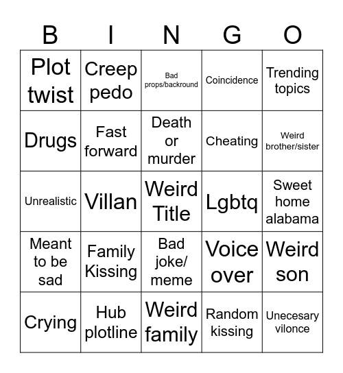 Tommrows teachings Bingo Card