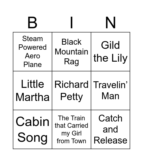 4/18/25 Bingo Card