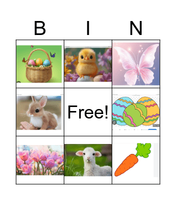 Ada’s Easter bingo card Bingo Card
