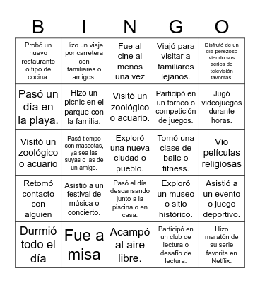 Bingos de Compañeros de Clase Bingo Card