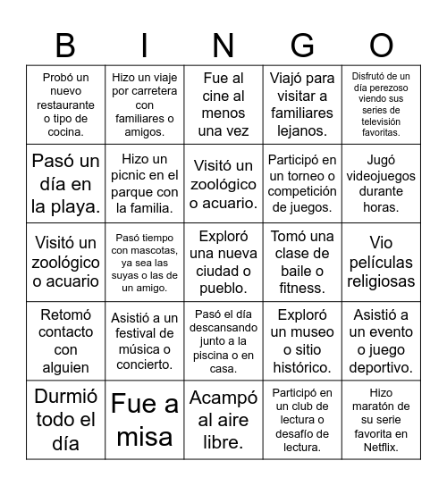 Bingos de Compañeros de Clase Bingo Card