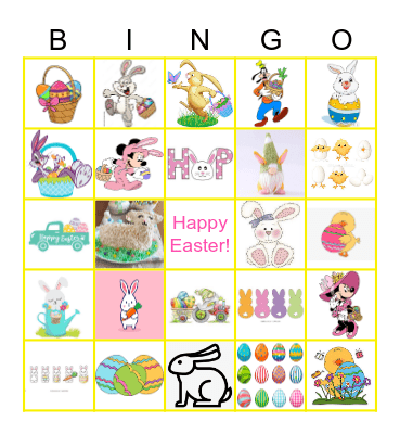 Eggstra Special Bingo Card