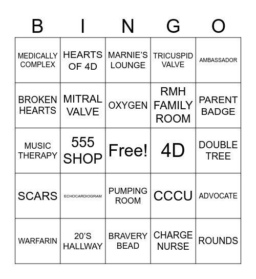 SK PFAC BINGO Card