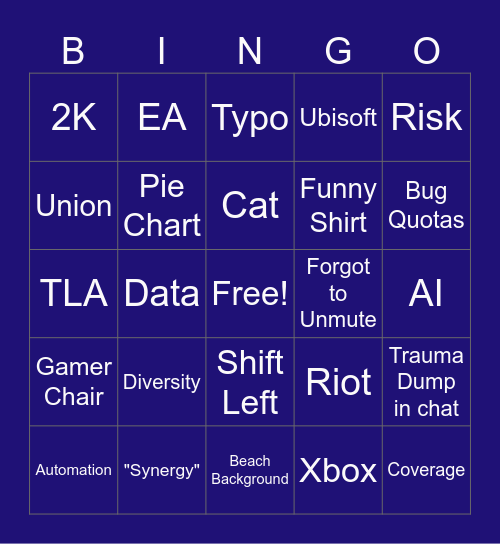 Qualicon Bingo Card