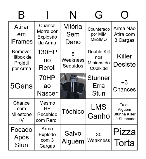 [Forsaken] Chance Bingo Card