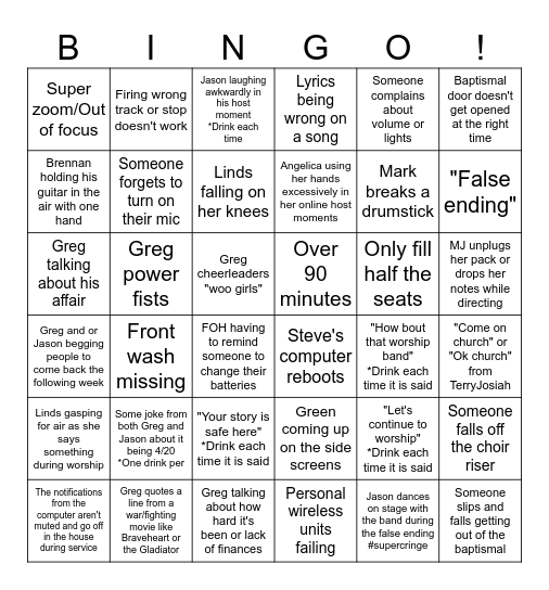 Discovery Easter Bingo Card