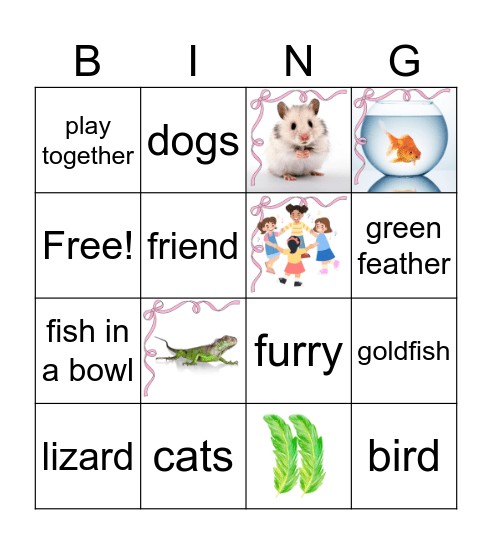 Elliot's New Friend Bingo Card