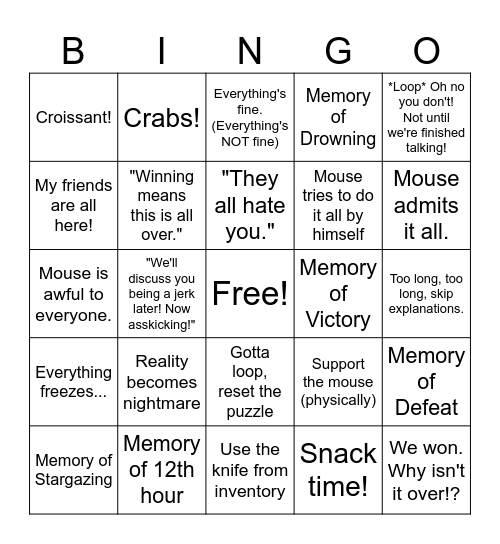 Erellon Bingo Card