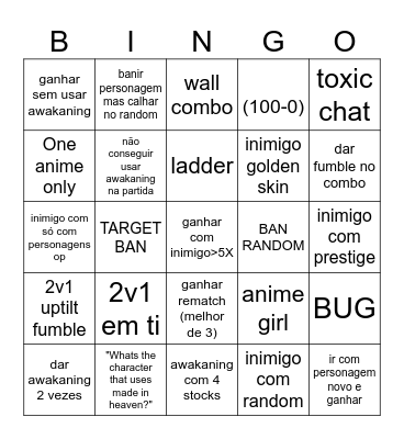 ABA Bingo Card