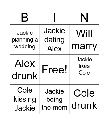 My life with the Walter boys Bingo Card