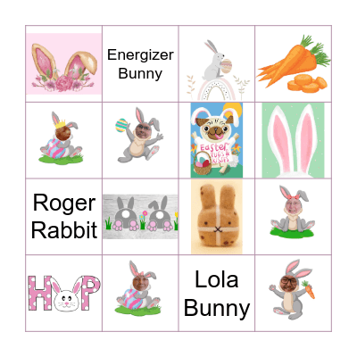 Bunny Bingo Card