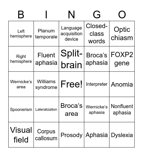 BB 13.1 Bingo Card