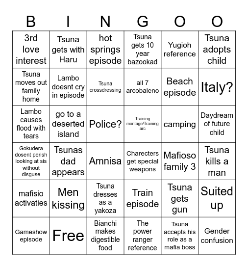 KHR bINGO Card