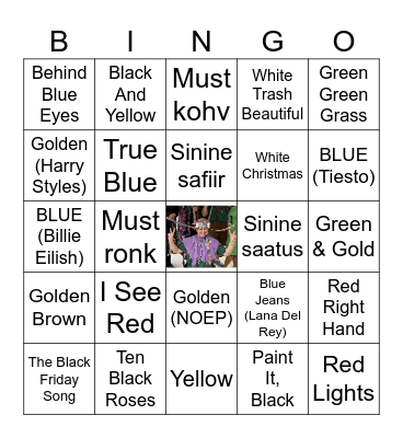 Bingo#colors Bingo Card