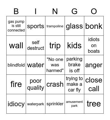 failarmy bingo Card