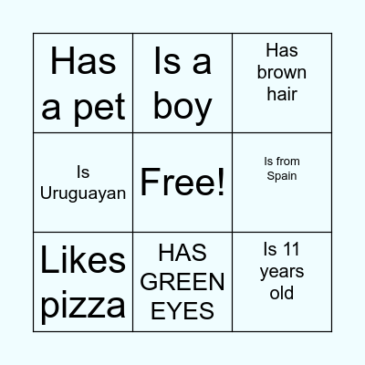 FIND SOMEONE WHO... Bingo Card