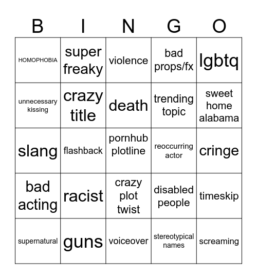 tomorrows teaching bingo Card