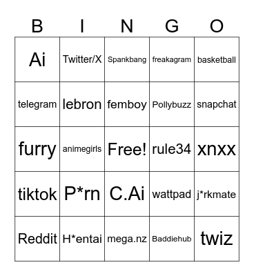Looking Through Viewers Phones Bingo Card