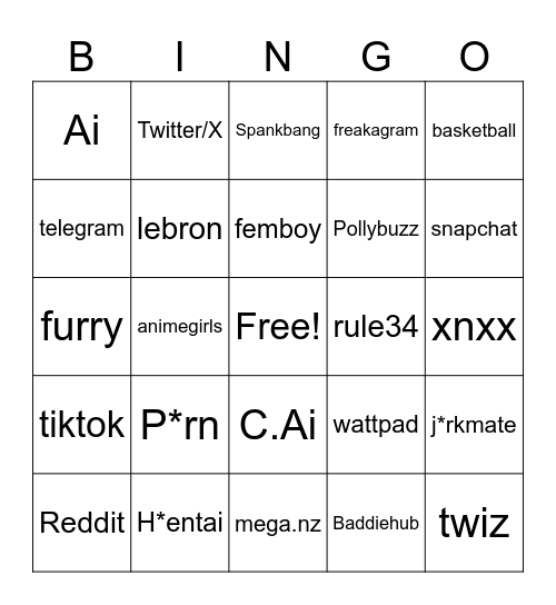 Looking Through Viewers Phones Bingo Card