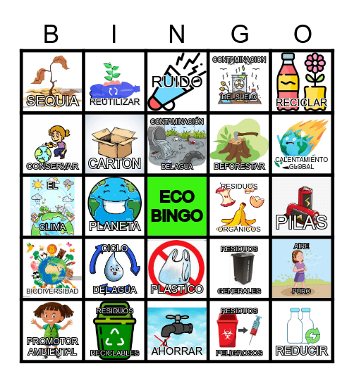 ECO BINGO Card
