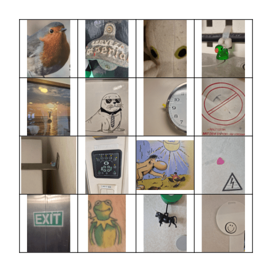 Easter hunt Bingo Card