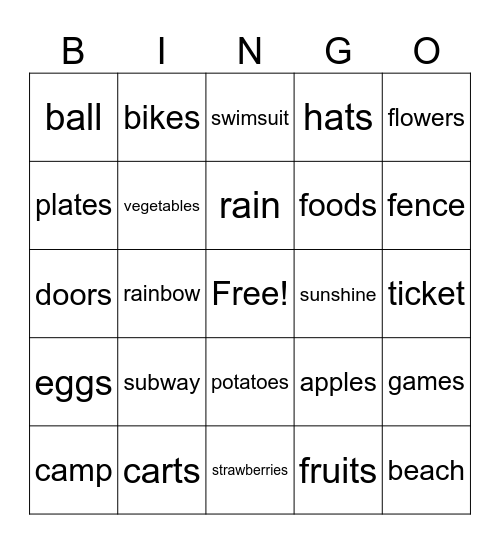 KLE2025 - week 9 Bingo Card