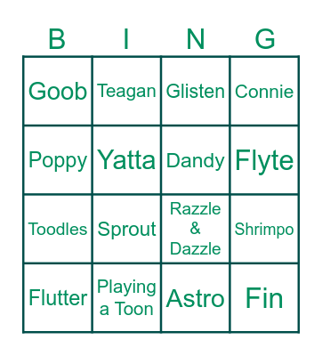 Twiesteds toons dandy's world (easter edition) Bingo Card
