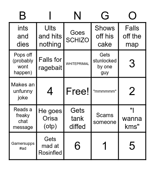 Bingodop Bingo Card