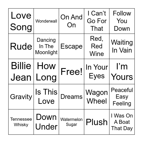 LMB 4/20 Bingo Card