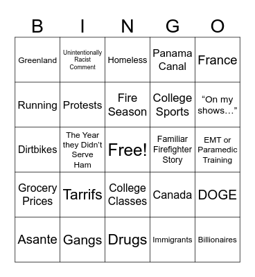 Easter Bingo Card