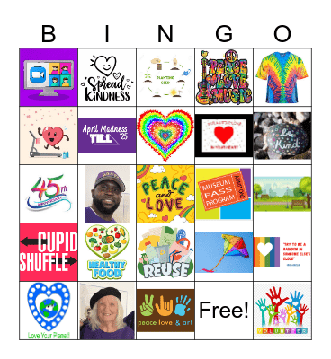 April Madness Kindness BINGO Card