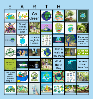 Earth Day Bingo 2025 Bingo Card