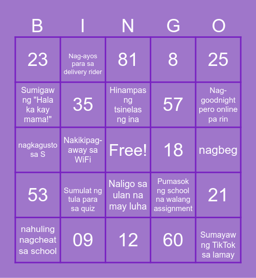 Frankfest puksaan Bingo Card