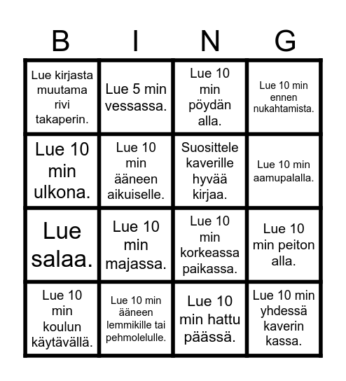 LUKUBINGO Card