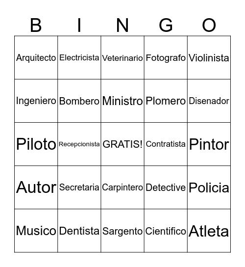 Bingo 3 Bingo Card