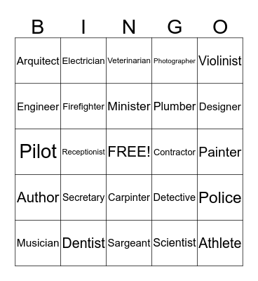 Bingo 4 Bingo Card