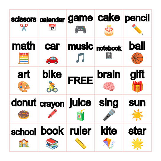 Happy Children's Day! Bingo Card