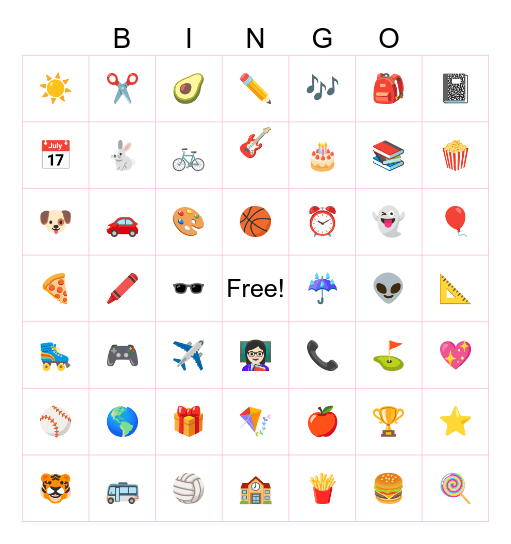 Happy Children's Day! Bingo Card