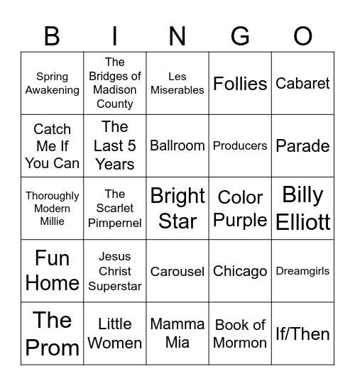 11 O'CLOCK NUMBERS 16 BAR Bingo Card