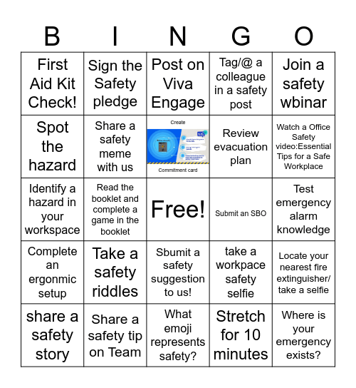 2025 SAFETY DAY BINGO (Attach your photo!) Bingo Card