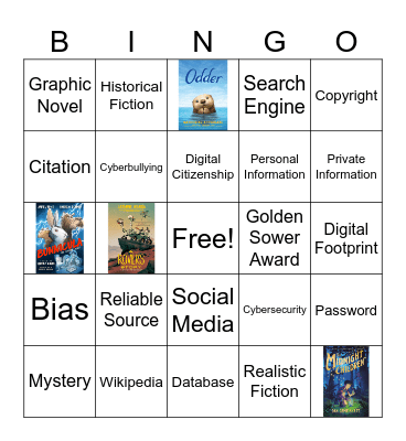 4-6 Library Bingo Card