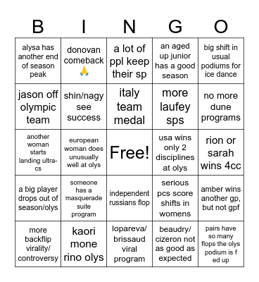 fs 25-26 bingo!! Bingo Card